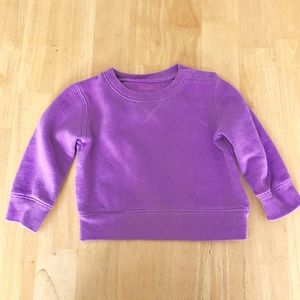 primary.com Shirts & Tops - Baby lavender sweatshirt primary.com Shirts & Tops - Baby lavender sweatshirt